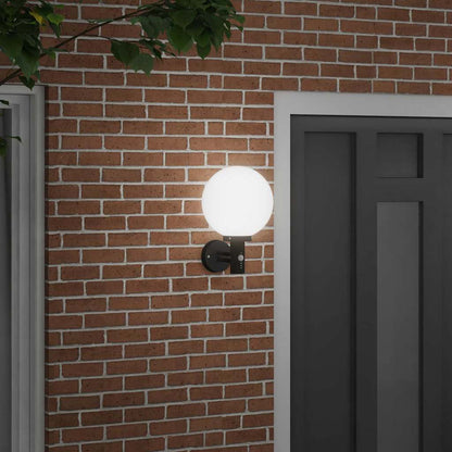 Lampada da Parete Esterna Nero 28 x 25 x 38 cm