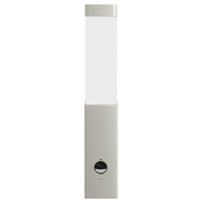 Lampada da Parete Esterna 2 pcs Argento 10.5 x 6 x 33 cm