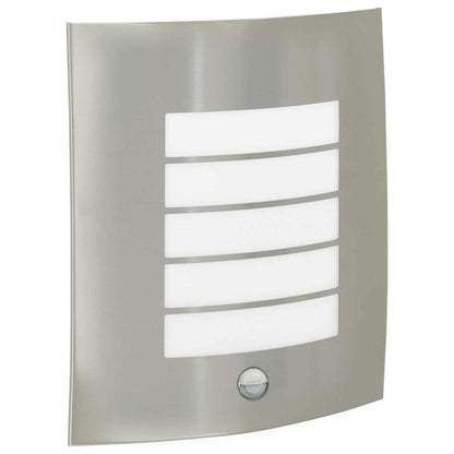 Lampada da Parete Esterna Argento 23.5 x 9 x 26 cm
