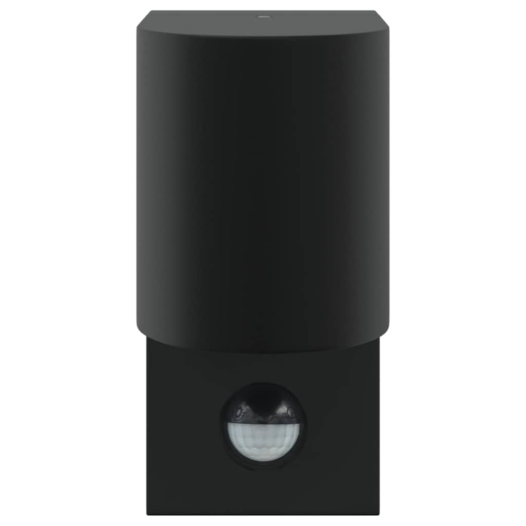 Lampada da Parete Esterna 2 pcs Nero 12 x 7 x 15 cm