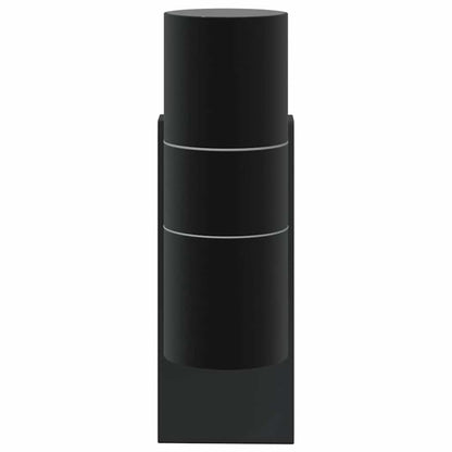 Lampada da Parete Esterna 2 pcs Nero 7 x 10 x 22 cm