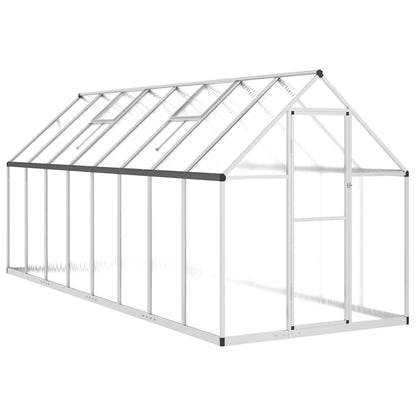 Telaio Serra con Base Argento 445x169x195 cm in Alluminio