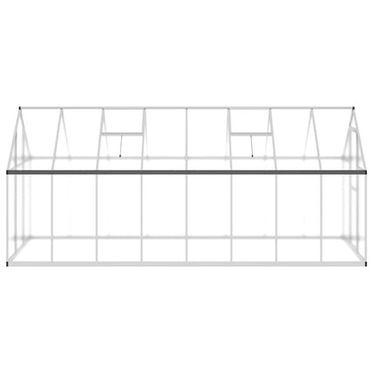 Telaio Serra con Base Argento 445x169x195 cm in Alluminio