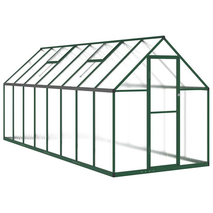 Telaio Serra con Base Verde 445x169x195 cm in Alluminio
