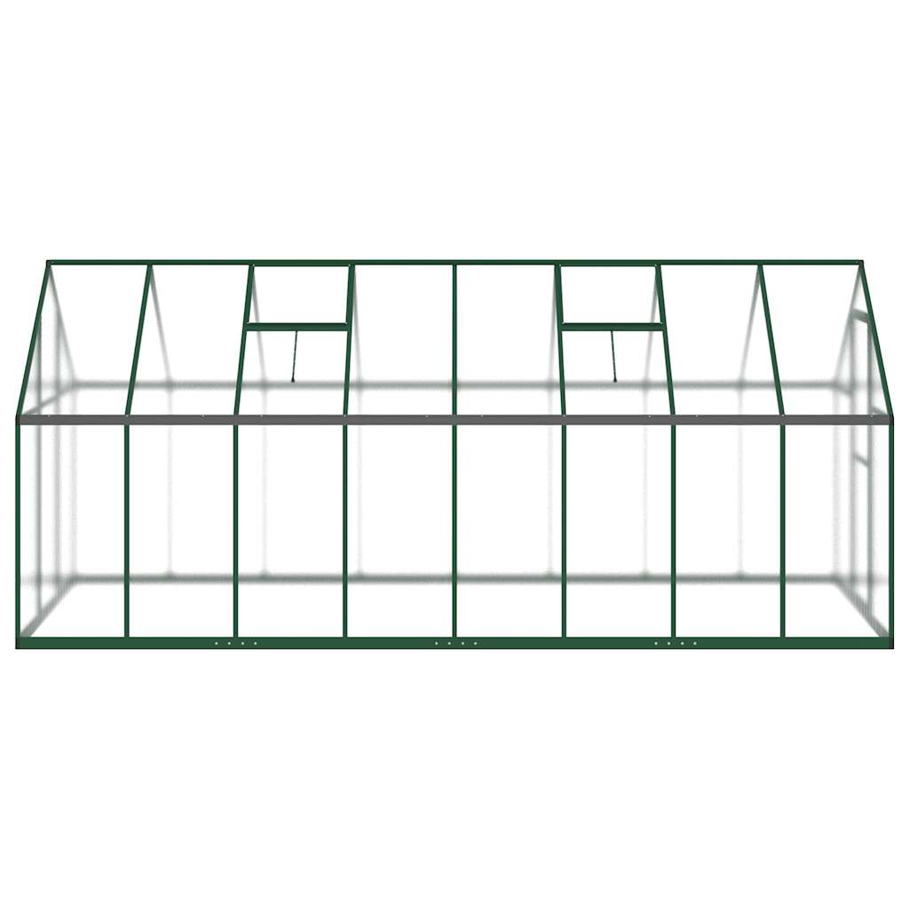 Telaio Serra con Base Verde 445x169x195 cm in Alluminio