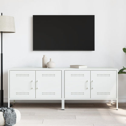 Mobili TV 2pz Bianchi 68x39x50,5 cm in Acciaio