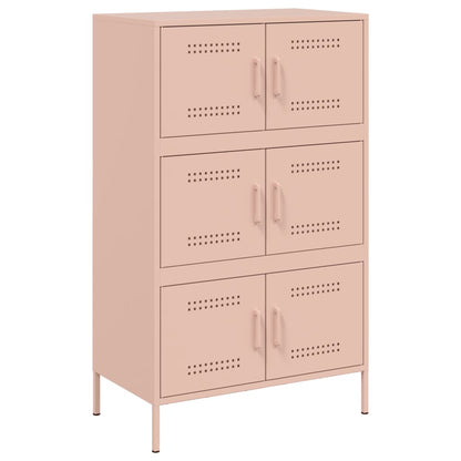Credenza Rosa 68x39x113 cm in Acciaio