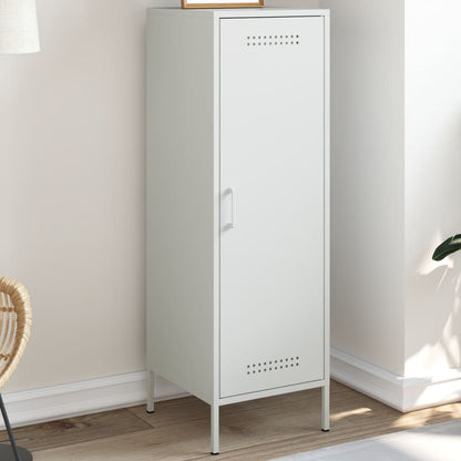 Credenza Bianca 36x39x113 cm in Acciaio