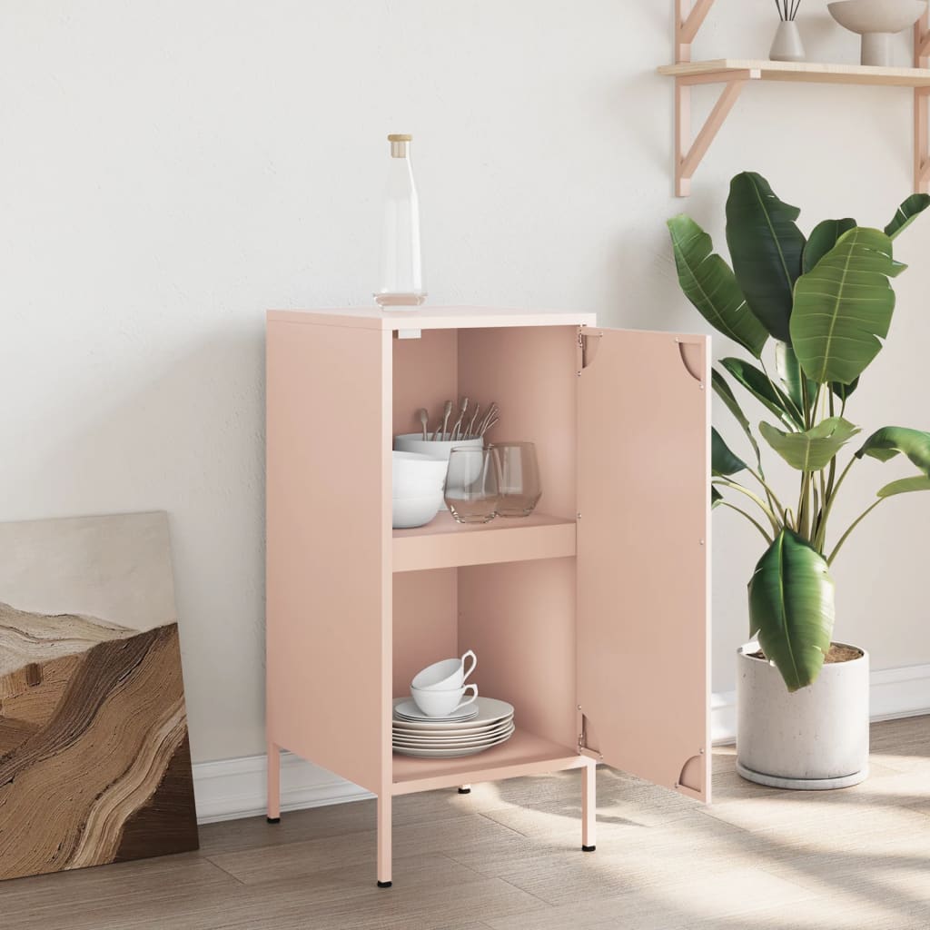 Credenza Rosa 36x39x79 cm in Acciaio