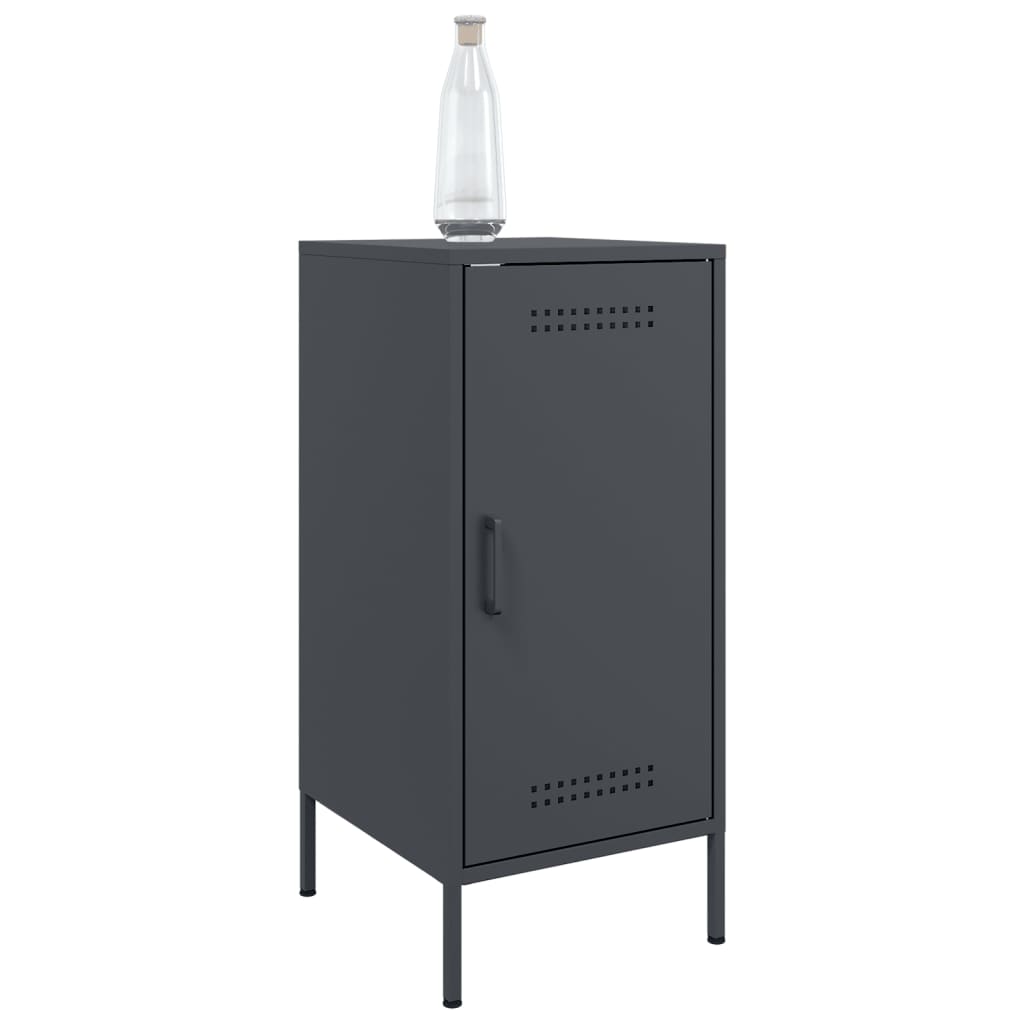 Credenza Antracite 36x39x79 cm in Acciaio