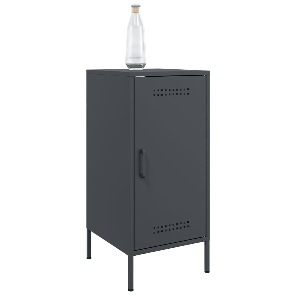 Credenze 2 pz Antracite 36x39x79 cm in Acciaio
