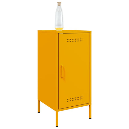 Credenza Giallo Senape 36x39x79 cm in Acciaio