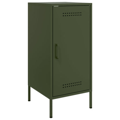Credenza Verde Oliva 36x39x79 cm in Acciaio