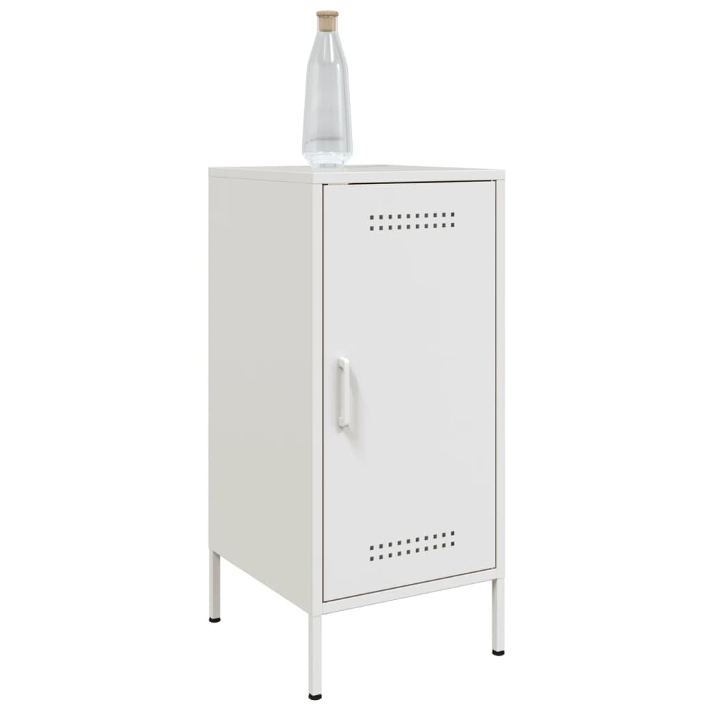 Credenza Bianca 36x39x79 cm in Acciaio