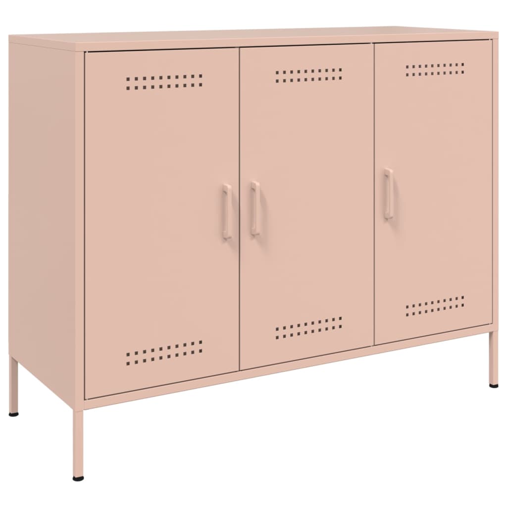 Credenza Rosa 100,5x39x79 cm in Acciaio