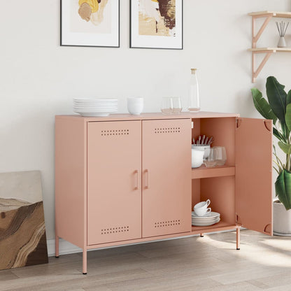 Credenza Rosa 100,5x39x79 cm in Acciaio