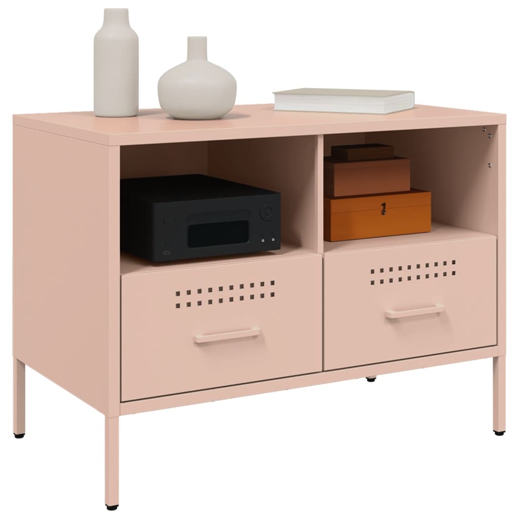 Mobile TV Rosa 68x39x50,5 cm in Acciaio