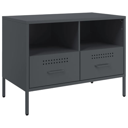 Mobile TV Antracite 68x39x50,5 cm in Acciaio