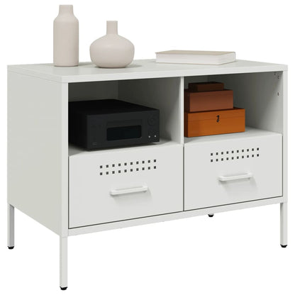 Mobili TV 2pz Bianchi 68x39x50,5 cm in Acciaio