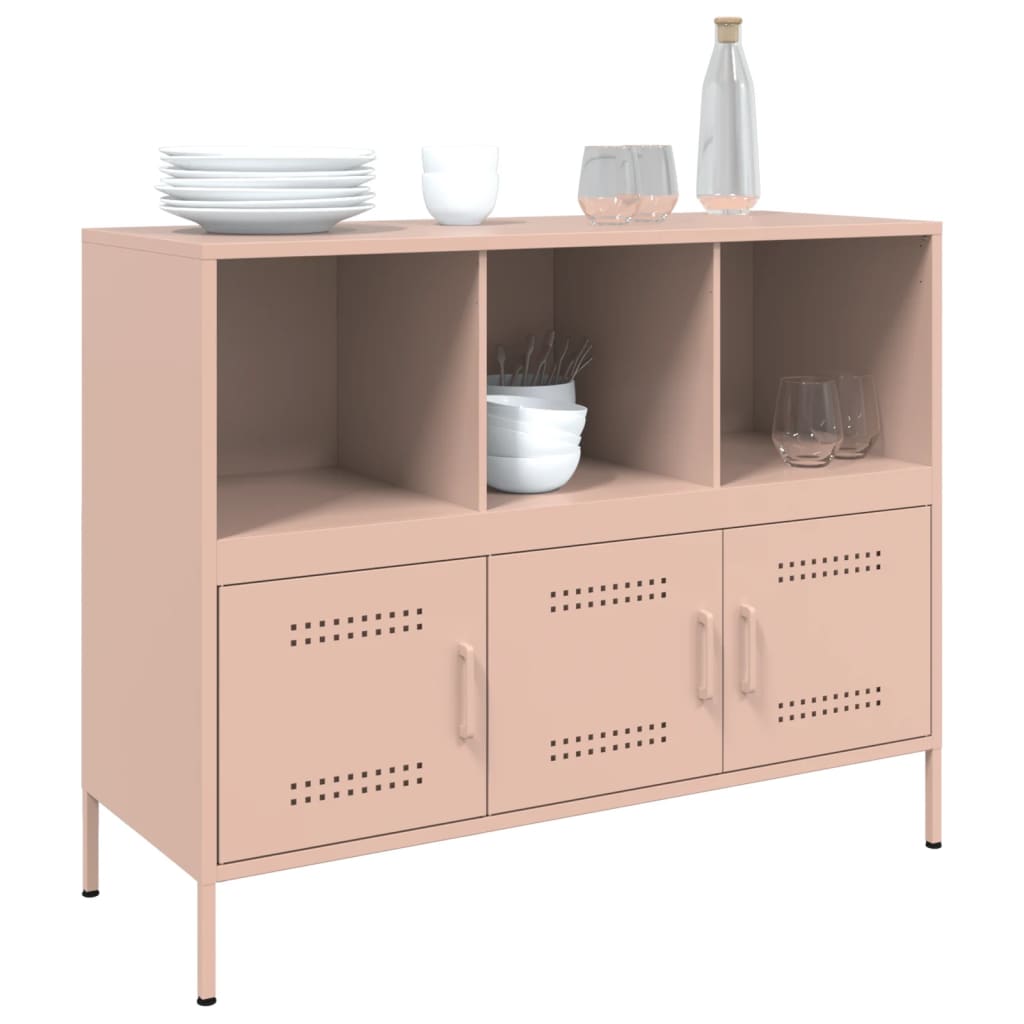 Credenza Rosa 100,5x39x79 cm in Acciaio