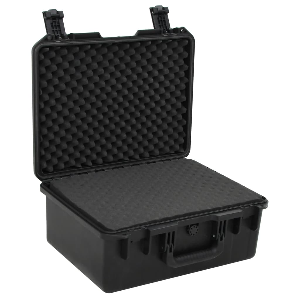Valigetta da Volo Portatile Nera 49x38x23 cm in PP