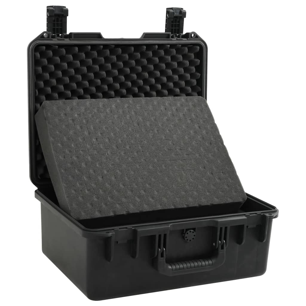 Valigetta da Volo Portatile Nera 49x38x23 cm in PP