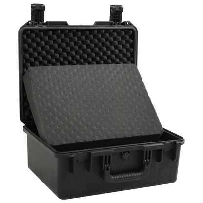 Valigetta da Volo Portatile Nera 49x38x23 cm in PP