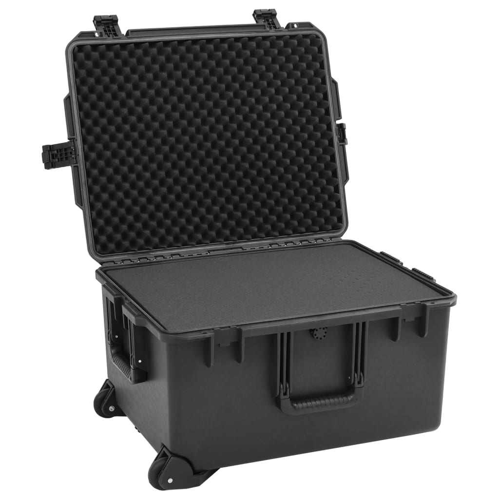 Valigetta da Volo Portatile Nera 62,5x49,5x37 cm in PP