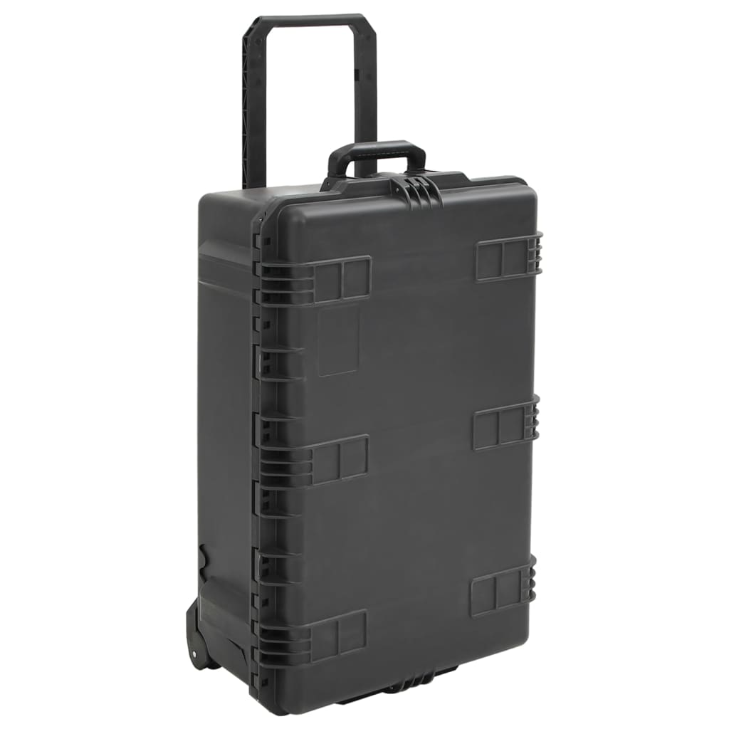 Valigetta da Volo Portatile Nera 79,5x51,5x30,5 cm in PP