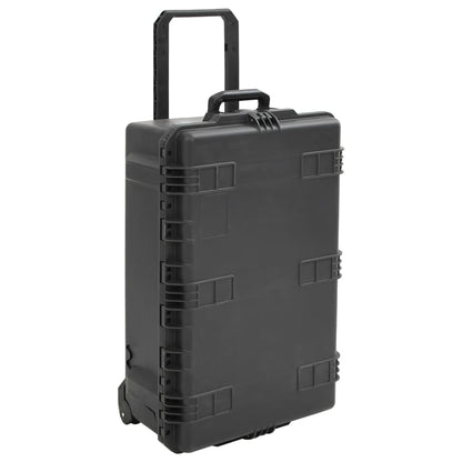 Valigetta da Volo Portatile Nera 79,5x51,5x30,5 cm in PP