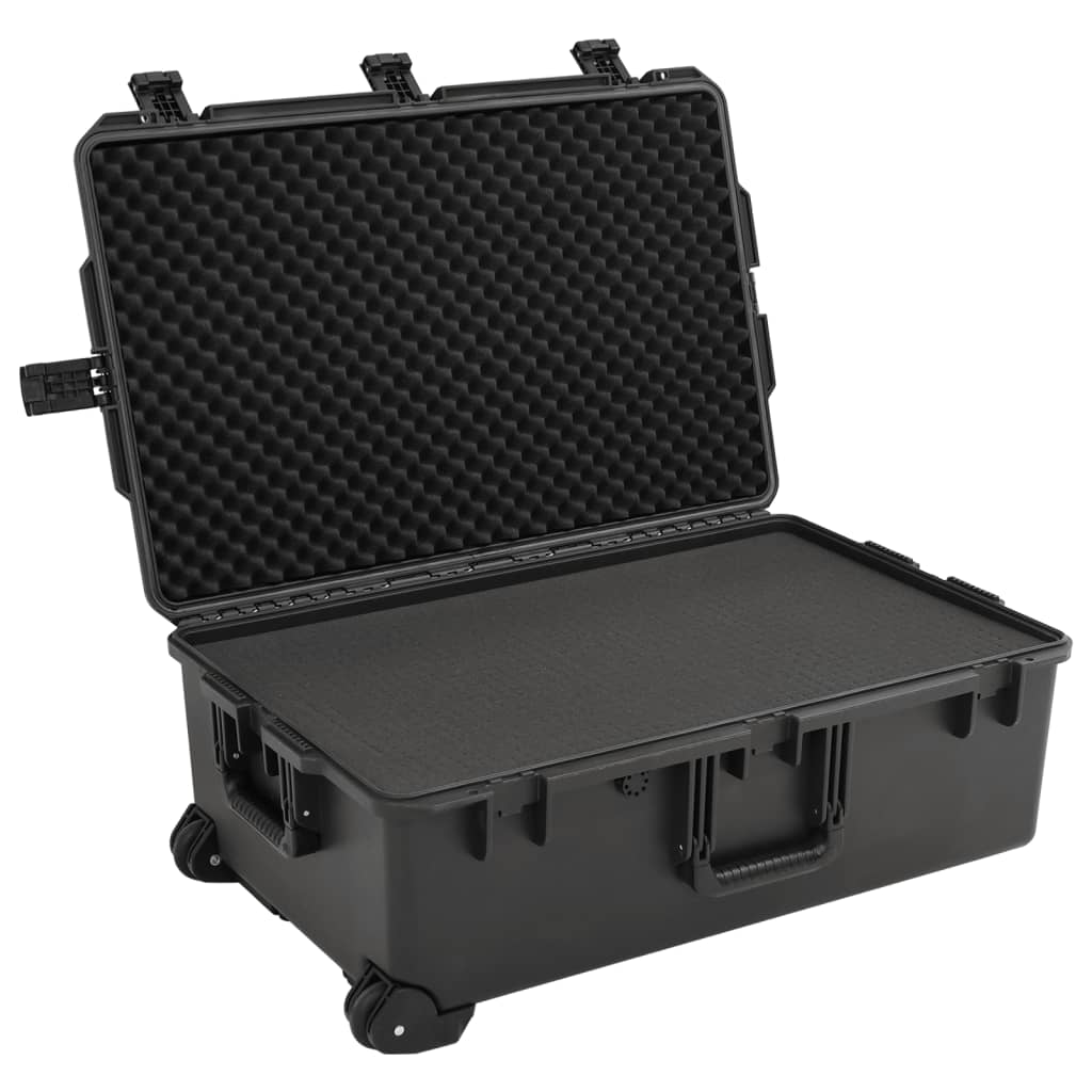 Valigetta da Volo Portatile Nera 79,5x51,5x30,5 cm in PP