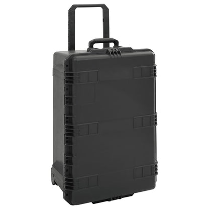 Valigetta da Volo Portatile Nera 79,5x52x39 cm in PP