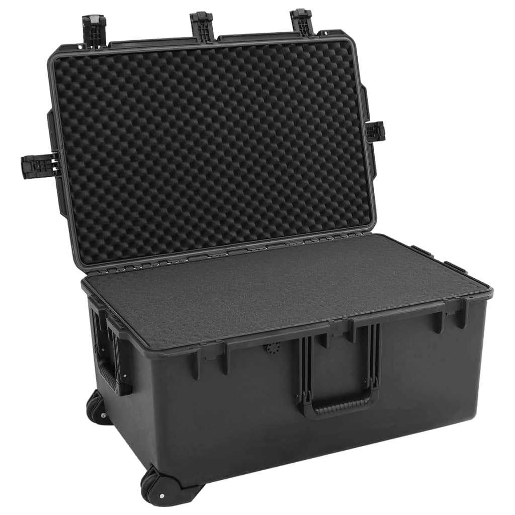 Valigetta da Volo Portatile Nera 79,5x52x39 cm in PP