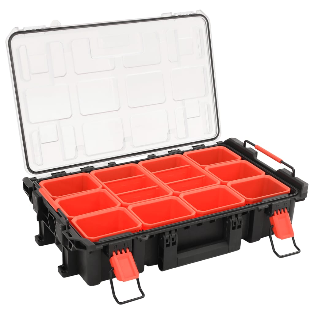 Valigetta da Volo Portatile Nera 55,5x34,5x13,5 cm in PP