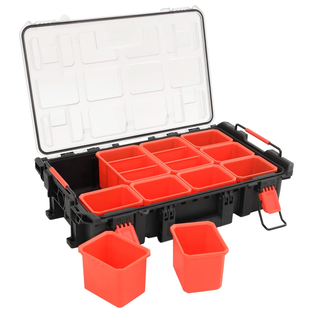 Valigetta da Volo Portatile Nera 55,5x34,5x13,5 cm in PP
