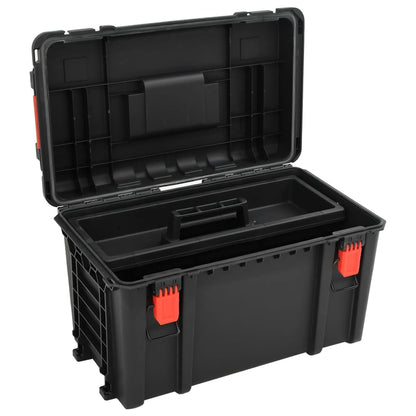 Valigetta da Volo Portatile Nera 57x35x32,5 cm in PP