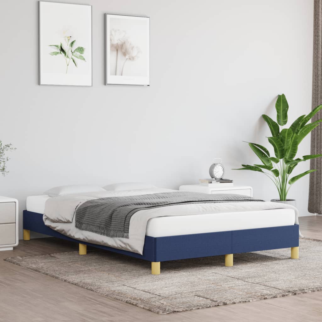 Giroletto senza Materasso Blu 120x190 cm in Tessuto