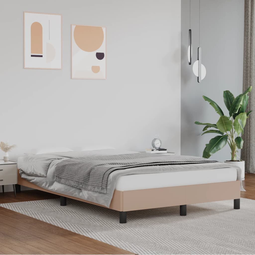 Giroletto senza Materasso Cappuccino 120x190 cm in Similpelle