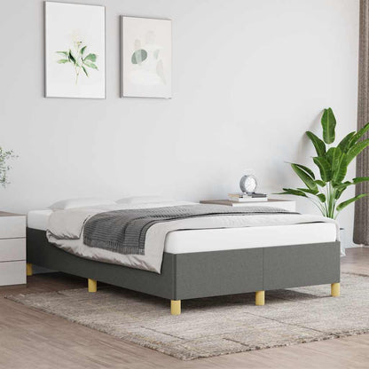 Giroletto senza Materasso Grigio Scuro 120x190 cm in Tessuto