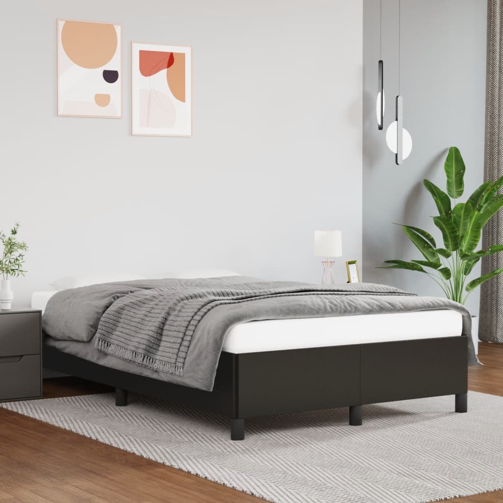 Giroletto senza Materasso Nero 120x190 cm Similpelle