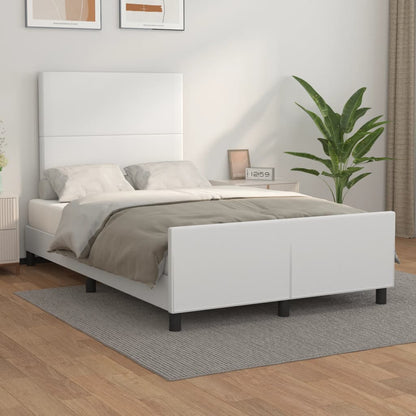 Giroletto senza Materasso Bianco 120x190 cm Similpelle