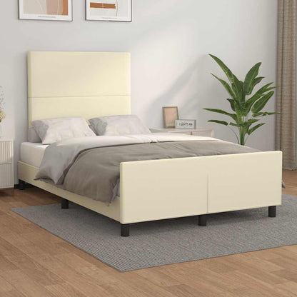 Giroletto senza Materasso Crema 120x190 cm Similpelle