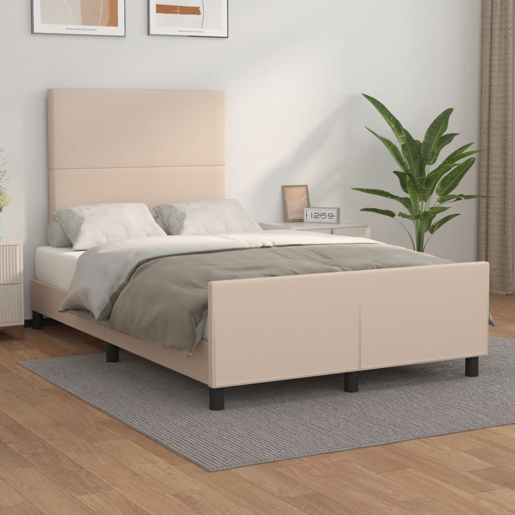 Giroletto senza Materasso Cappuccino 120x190 cm in Similpelle
