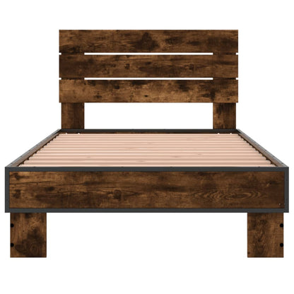 Giroletto Rovere Fumo 75x190 cm in Legno Multistrato e Metallo