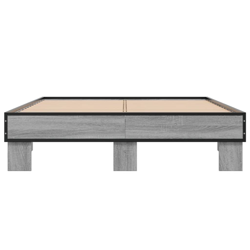 Giroletto Grigio Sonoma 120x200 cm in Legno Multistrato Metallo