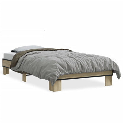 Giroletto Rovere Sonoma 100x200 cm Legno Multistrato e Metallo