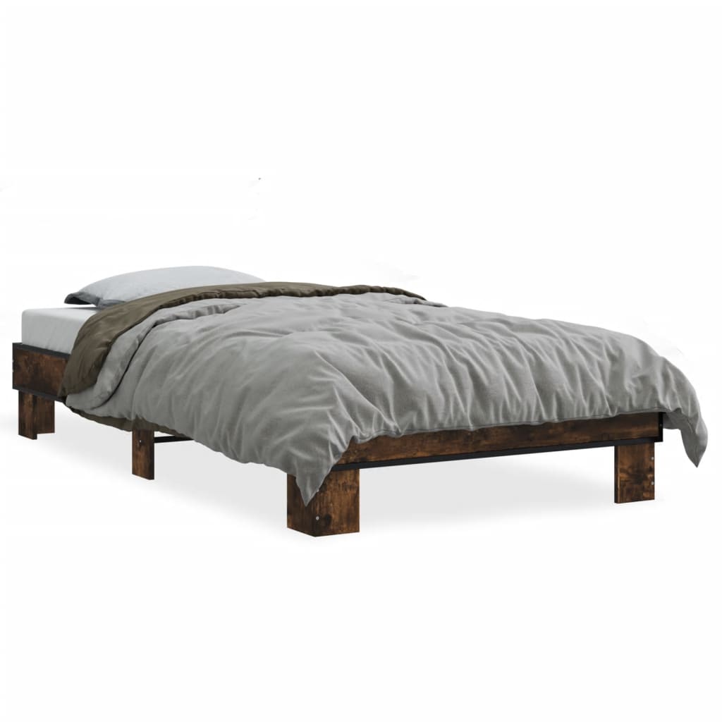 Giroletto Rovere Fumo 75x190 cm in Legno Multistrato e Metallo