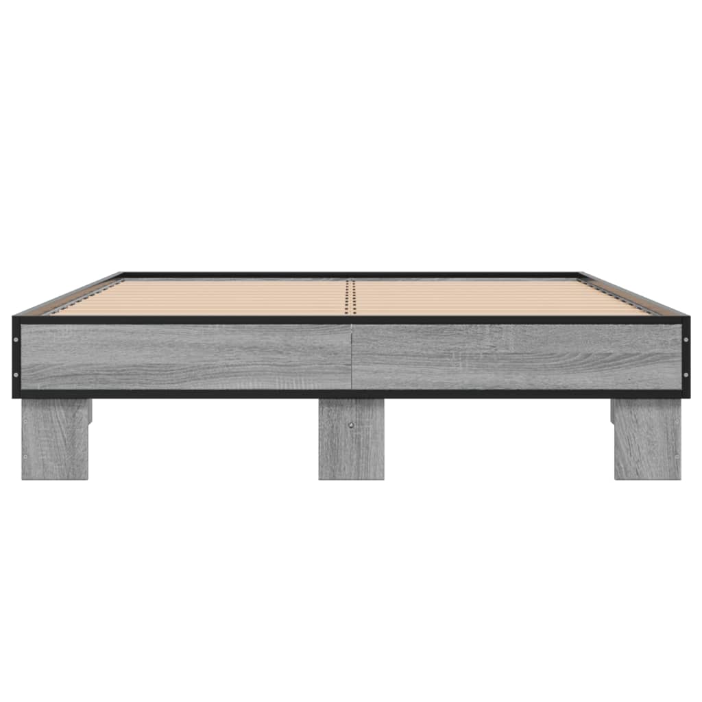 Giroletto Grigio Sonoma 120x190 cm in Legno Multistrato Metallo