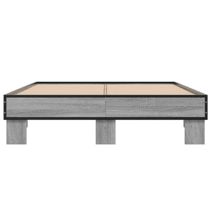 Giroletto Grigio Sonoma 120x190 cm in Legno Multistrato Metallo