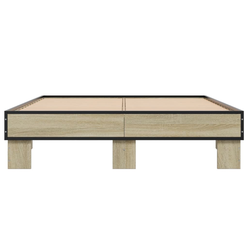 Giroletto Rovere Sonoma 135x190 cm in Legno Multistrato Metallo